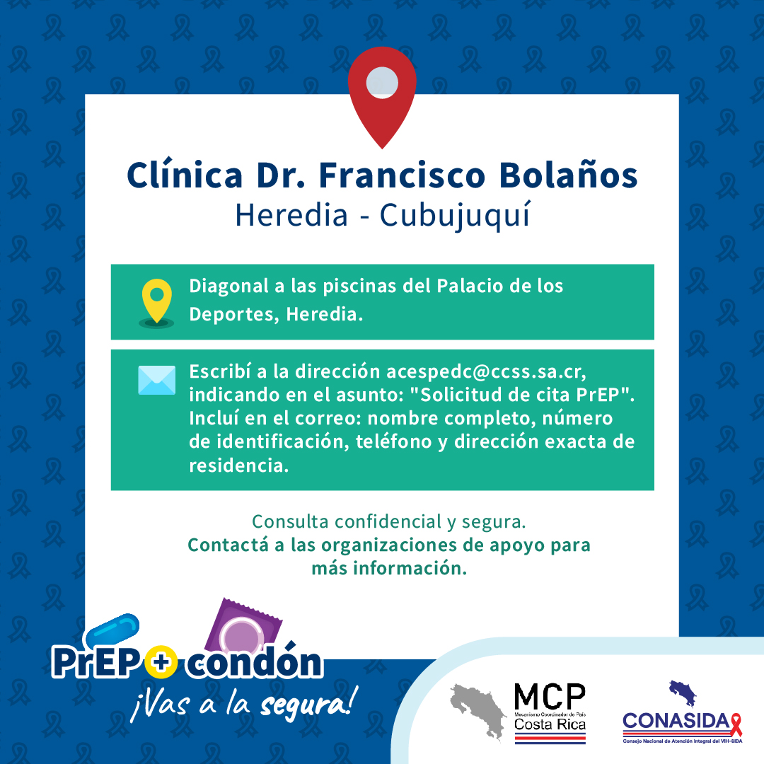 Datos de contacto de Clínica de Heredia